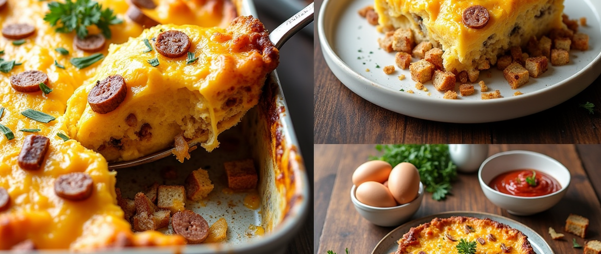 Breakfast Casserole with Eggs and Sausage: A Hearty Start to Your Day