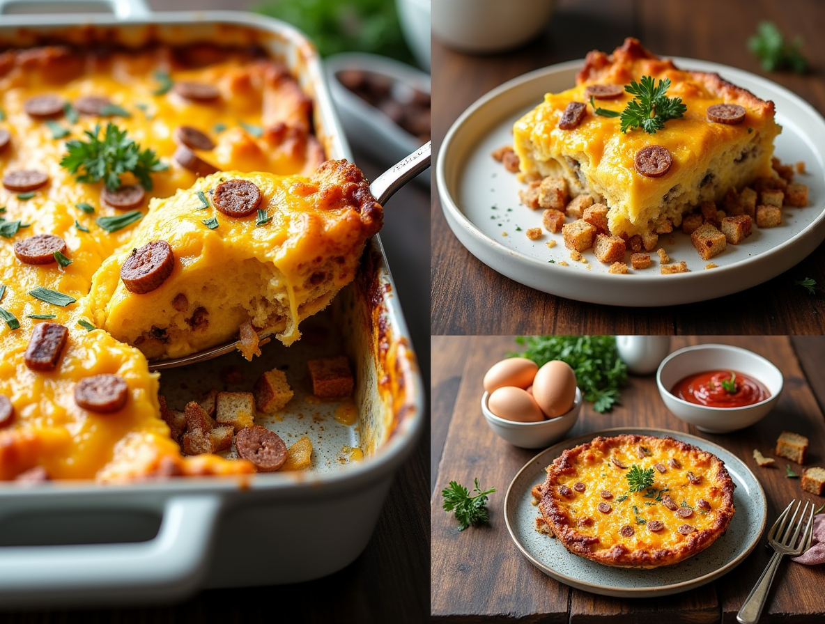 Breakfast Casserole with Eggs and Sausage: A Hearty Start to Your Day